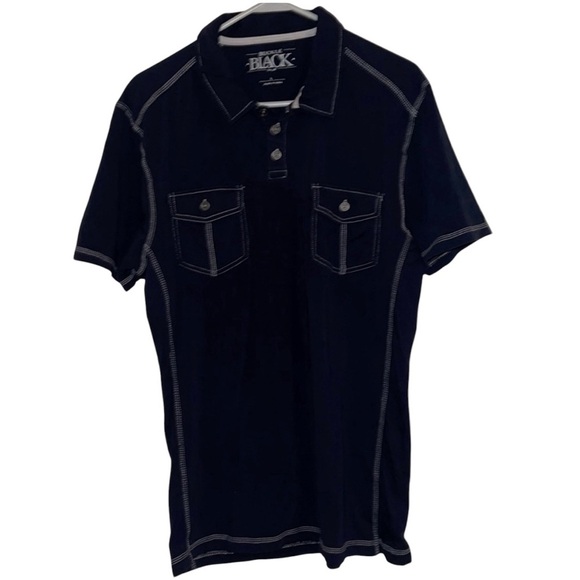 🌹BUCKLE BLACK POCKET TEE SHIRT - Picture 1 of 4
